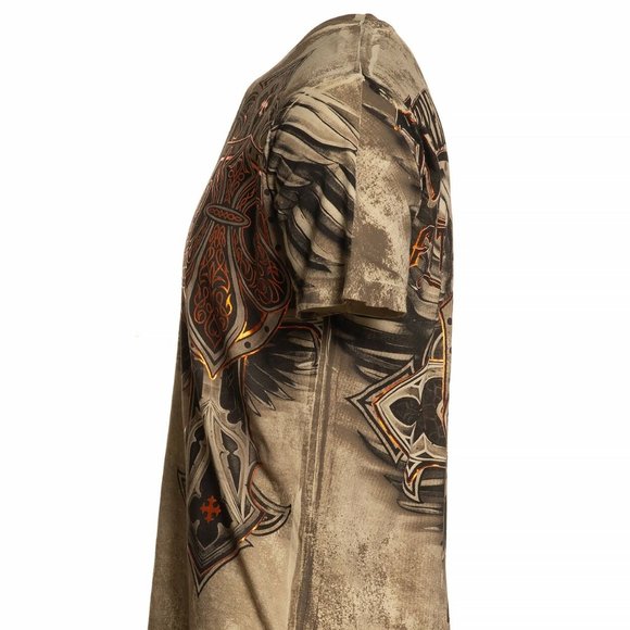 Xtreme Couture By Affliction Men's T-Shirt - Lockdown Y2K Graphic Tee, Premium Cotton - View #9